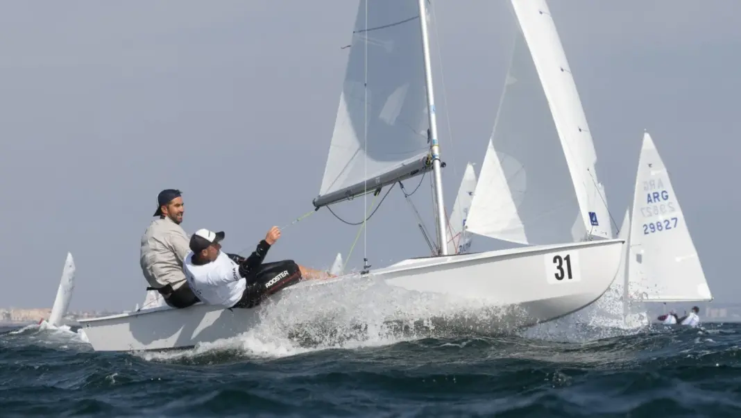 Alfredo González y Cristian Sánchez, campeones de la Copa España de clase Snipe en Murcia