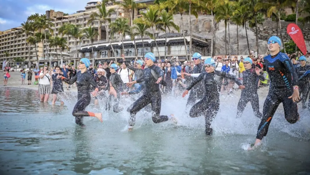 La élite femenina internacional del triatlón abre temporada en el Anfi Challenge Mogán Gran Canaria
