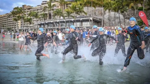La élite femenina internacional del triatlón abre temporada en el Anfi Challenge Mogán Gran Canaria