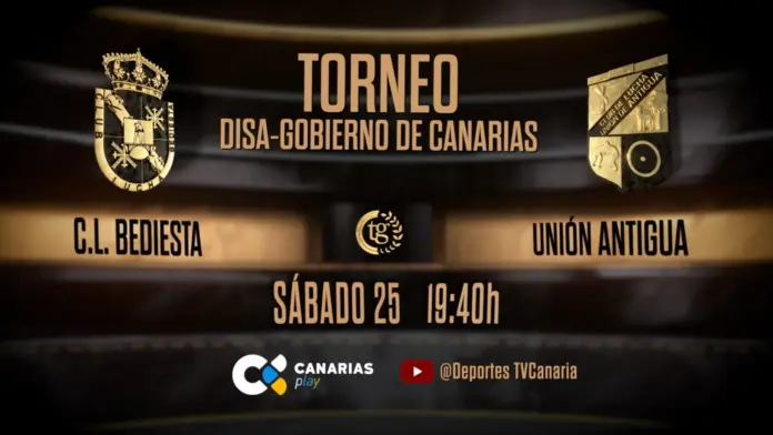 CL Bedieta-Unión Antigua. Torneo Disa Gobierno de Canarias de Primera Categoría.