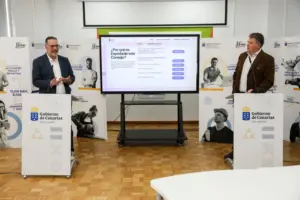 Presentación del nuevo portal de la FP en Canarias. Imagen Consejería de Educación, Formación Profesional, Actividad Física y Deportes
