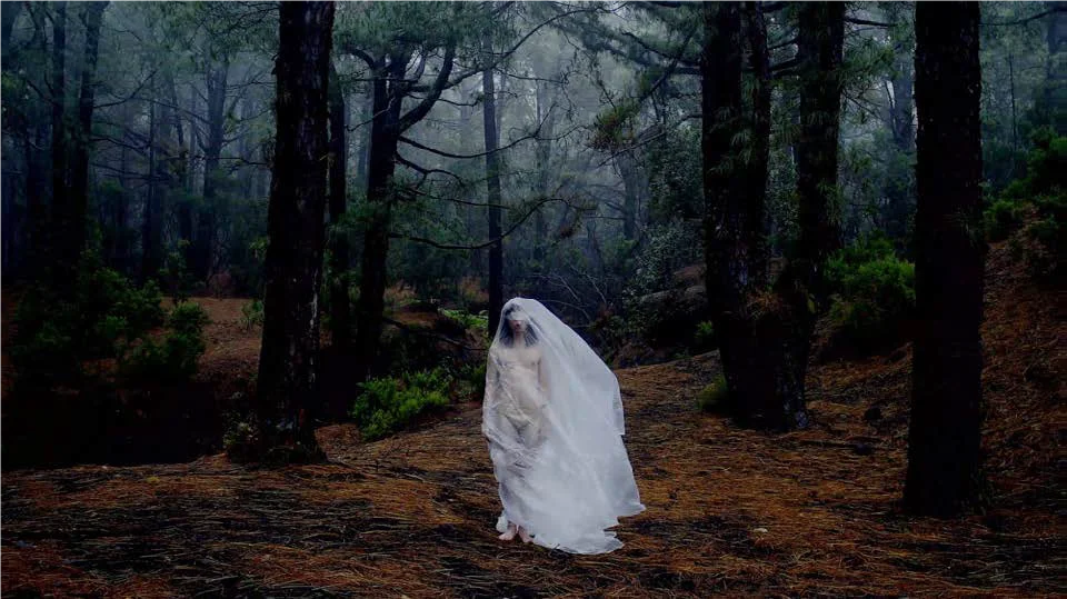 Fotograma del corto Talegazo en el que intervino Andrea Marín