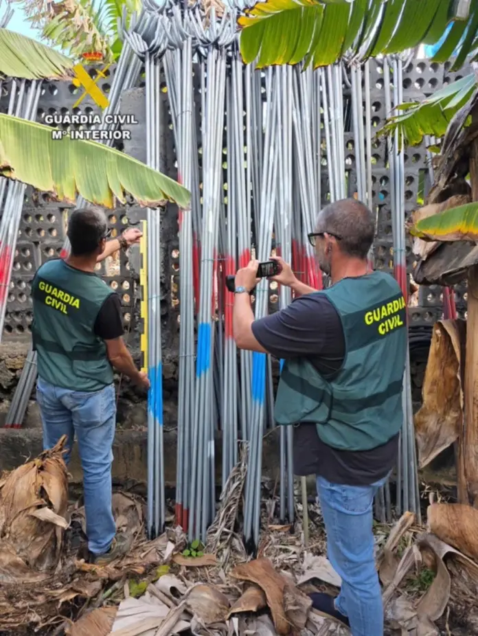 Investigado por robar material agrícola de 8.000 euros en La Palma