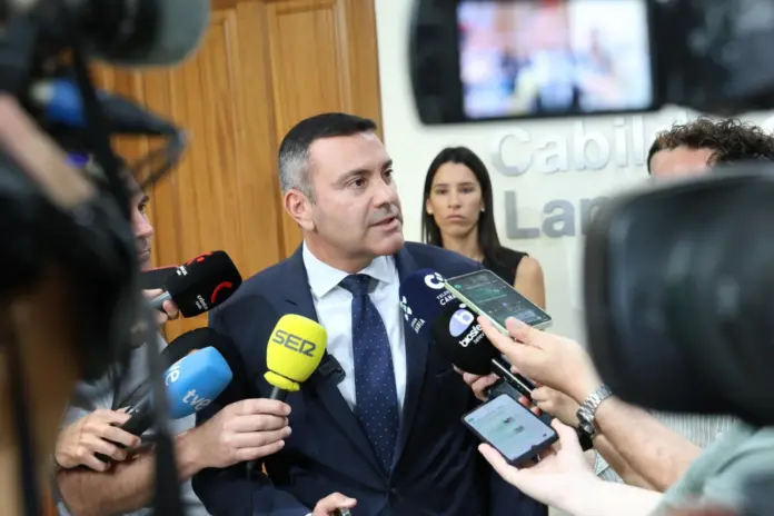 Presidente del Cabildo y del Consorcio del Agua de Lanzarote, Oswaldo Betancort