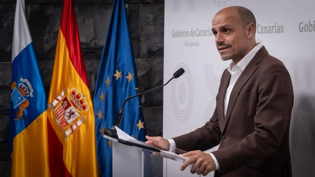 Alfonso Cabello, portavoz del Gobierno de Canarias. Imagen Gobierno de Canarias