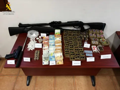 Desarticulado un punto de venta de droga en Santa Brígida