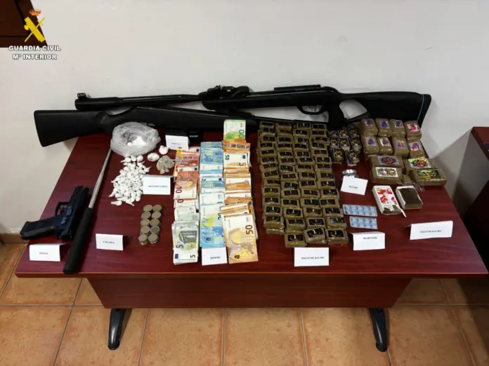 Desarticulado un punto de venta de droga en Santa Brígida