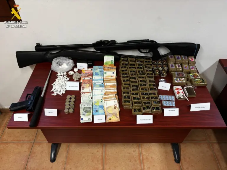 Desarticulado un punto de venta de droga en Santa Brígida
