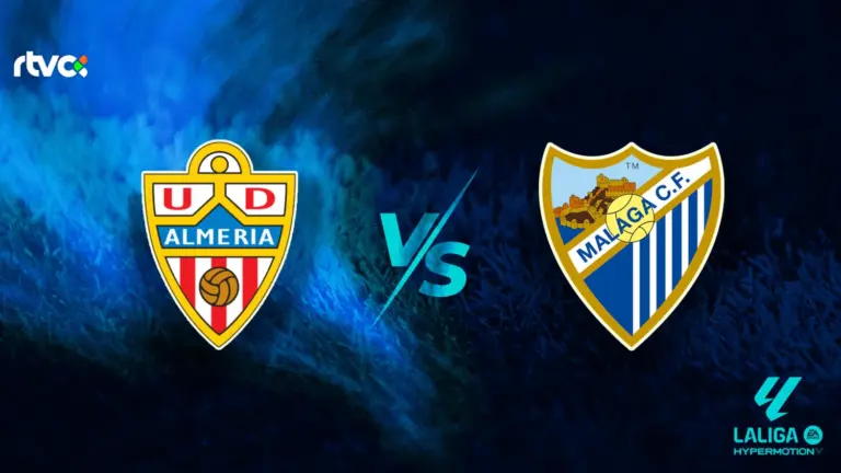 UD Almería vs Málaga CF: horario, alineaciones y minuto a minuto | LaLiga Hypermotion 25-26