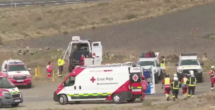 Simulacro de accidente aéreo en Lanzarote