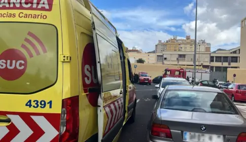 Siete afectados tras declararse un incendio en una vivienda de Santa Cruz de Tenerife