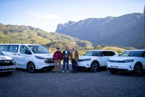 Nuevo vehículos híbridos y eléctricos para el Parque Nacional de la Caldera de Taburiente