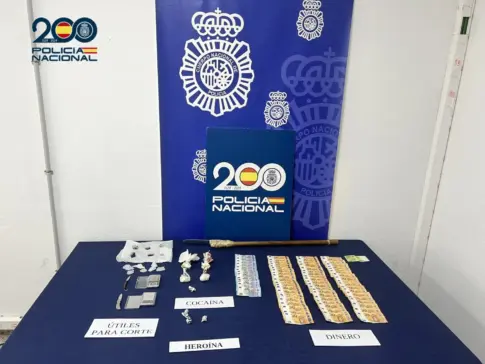 Desmantelado un punto de venta de cocaína en un barrio de Santa Cruz de Tenerife