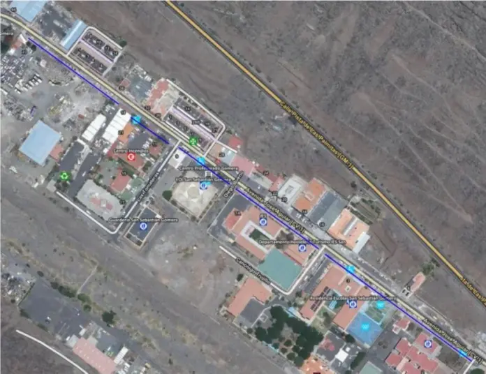 El Cabildo de La Gomera restringe el estacionamiento en la Avenida José Aguiar por trabajos de señalización