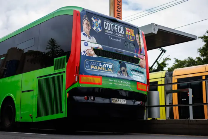 Guagua lanzadera especial para el Costa Adeje-FC Barcelona