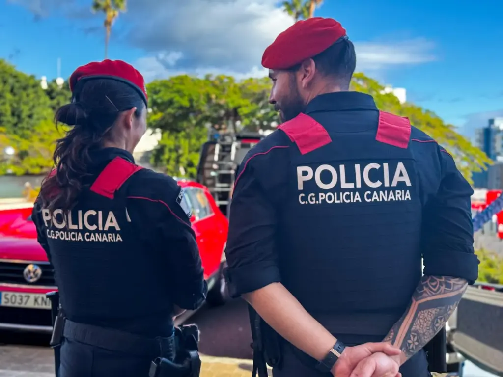 Agentes de la Policía Canaria. Imagen Gobierno de Canarias