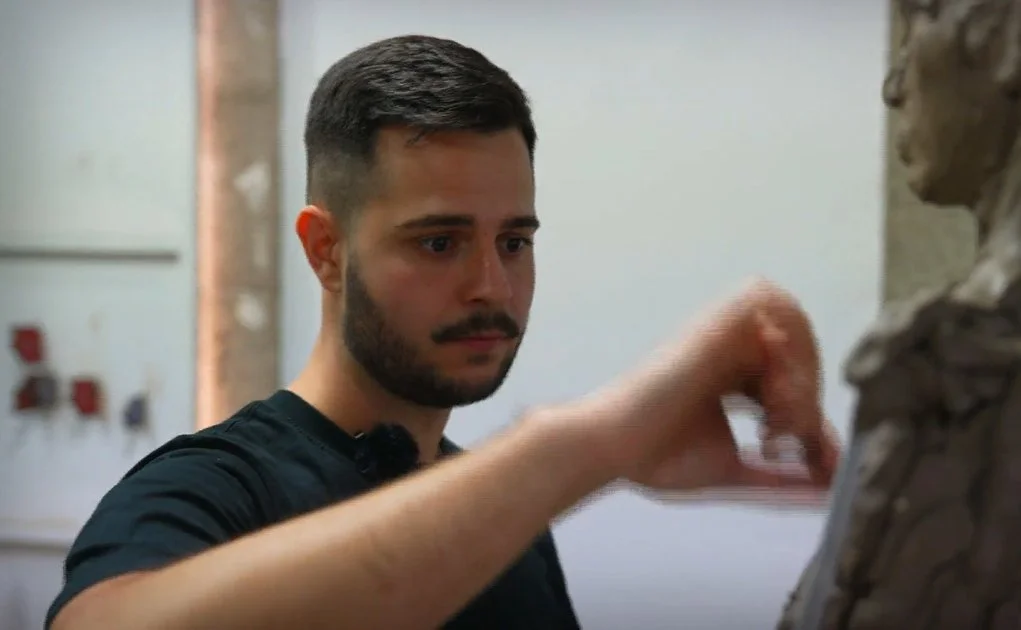Antonio del Rosario, un joven que esculpe la identidad canaria desde Gáldar