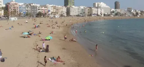 El calor llega a Canarias con temperaturas superiores a los 34 grados