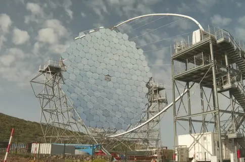 La Palma ultima los cuatro grandes telescopios de la red Cherenkov