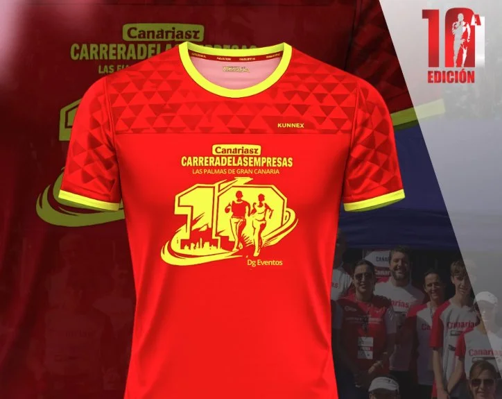 Camiseta oficial de la Carrera de las Empresas. Imagen Canarias7