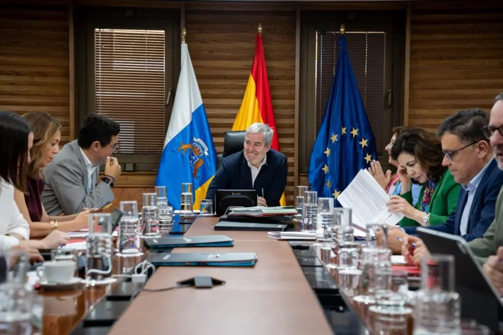 El Consejo de Gobierno de Canarias 18 de mayo 2026. Imagen Gobierno de Canarias