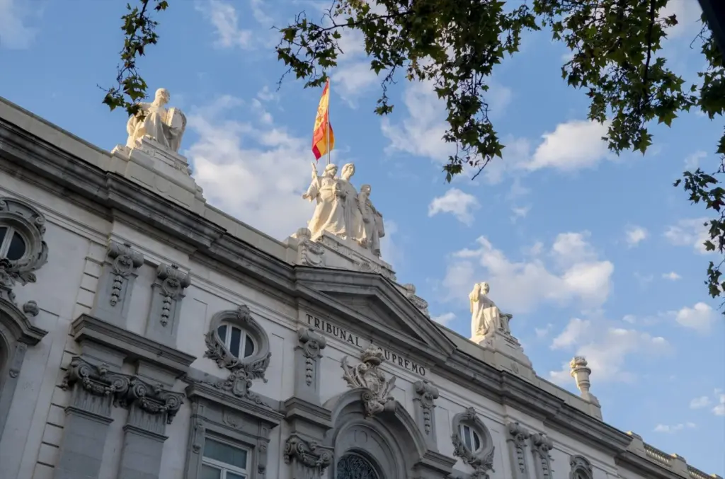 Fachada del Tribunal Supremo