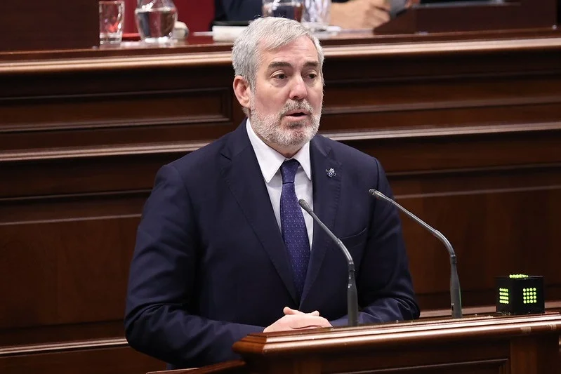 Segunda sesión del pleno del parlamento de Canarias