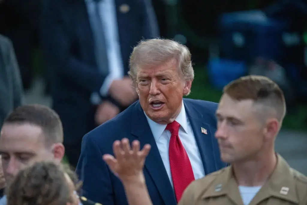 El presidente de Estados Unidos, Donald Trump. Imagen Europa Press / Contacto / Andrew Leyden