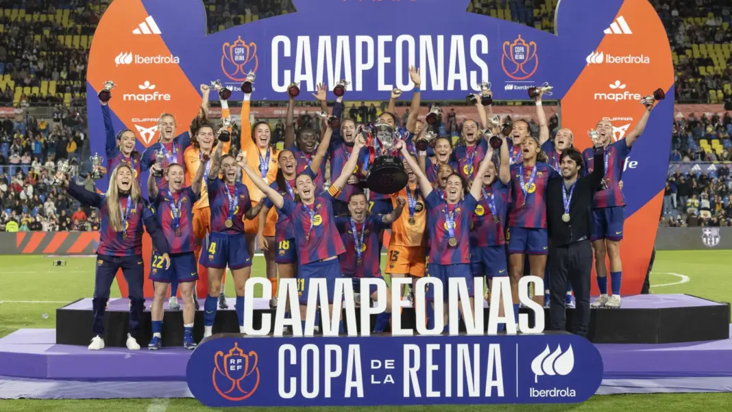 El Barcelona gana su duodécima Copa de la Reina y tercera consecutiva ante el Atlético de Madrid