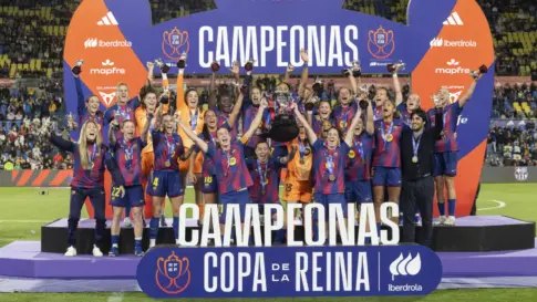 3-1 | El Barcelona gana su duodécima Copa de la Reina y tercera consecutiva ante el Atlético de Madrid