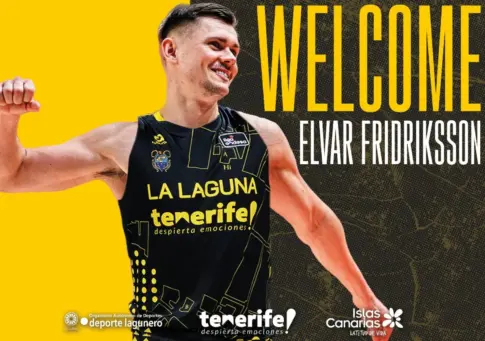 Elvar Fridriksson, nuevo jugador de La Laguna Tenerife