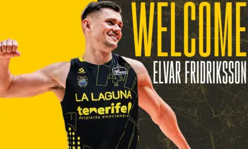Elvar Fridriksson, nuevo jugador de La Laguna Tenerife