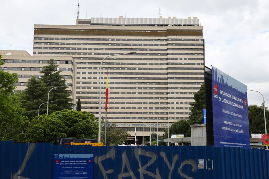 Hospital Militar Gómez Ulla de Madrid, donde se encuentran ingresados los 14 españoles del crucero Hondius. Imagen EFE