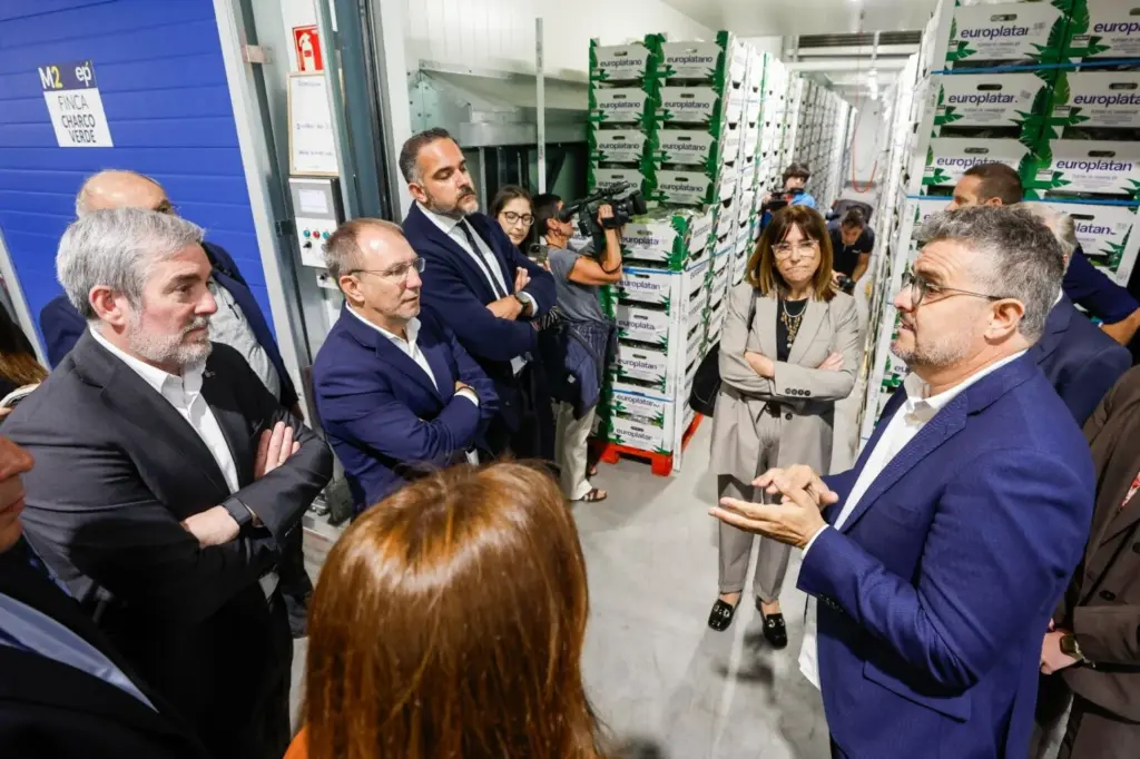 Nueva planta del Grupo Europlátano en Vizcaya. Imagen Gobierno de Canarias