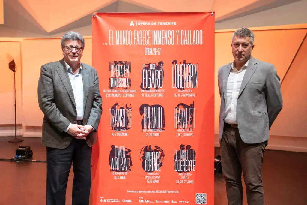 Ópera de Tenerife presenta una temporada 2026-2027 con doce títulos y tres estrenos en España