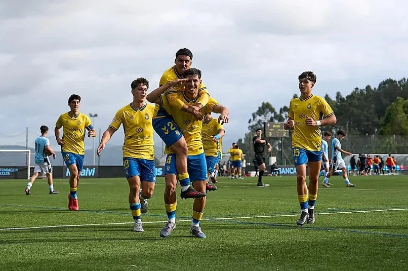 Jugadores de la UD Las Palmas juvenil. Imagen RFEF