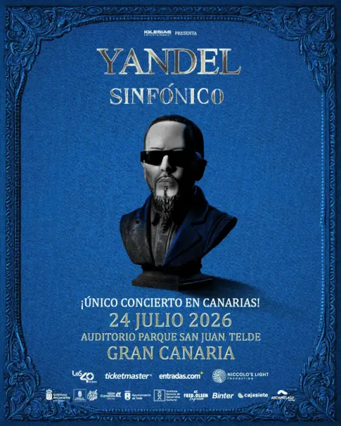 Yandel Sinfónico aterrizará en Gran Canaria con un espectáculo único
