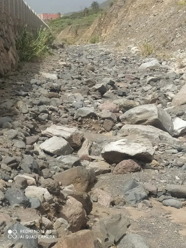 Movimientos de tierra en Veneguera que denuncian que está haciendo Lopesan