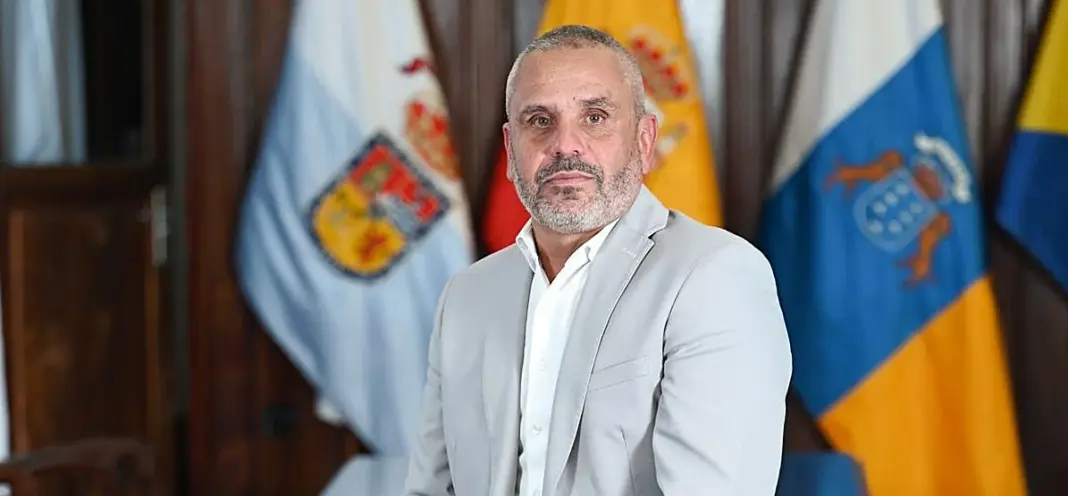 El alcalde de Guía, Alfredo Gonçalvez, en una imagen de archivo