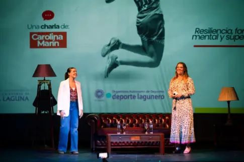 Carolina Marín comparte su historia en La Laguna