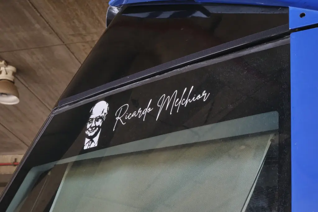 El Tranvía de Tenerife homenajea a Ricardo Melchior con su nombre en el vagón 1
