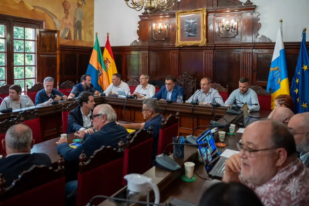 Reunión de los expertos del comité asesor del PEVOLCA