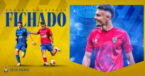Andrés Rodríguez, nuevo jugador de la UD Las Palmas
