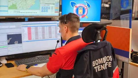 Un hombre sufre quemaduras graves en el incendio de una cafetería en Güímar