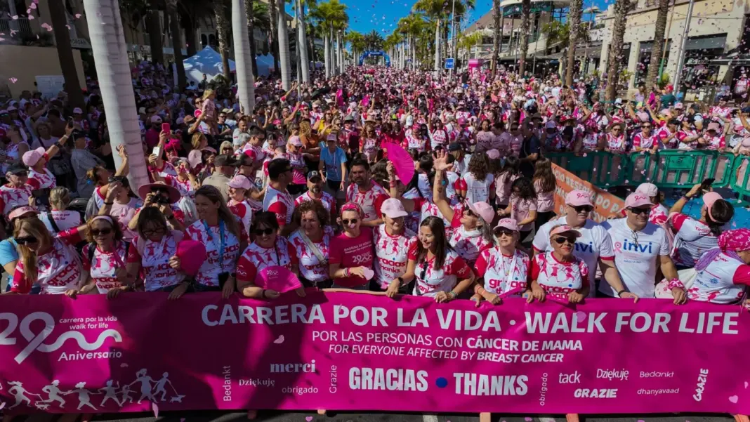 Imagen de la celebración de la Carrera por la Vida 2025.