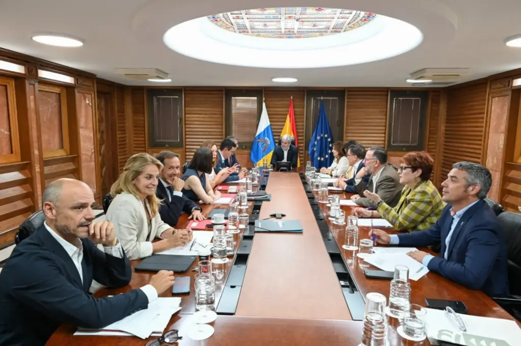 Reunión del Consejo de Gobierno del 1 de junio 2026. Imagen Presidencia Gobierno de Canarias