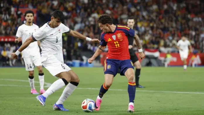 España se estrella contra Irak en el primer amistoso antes del mundial