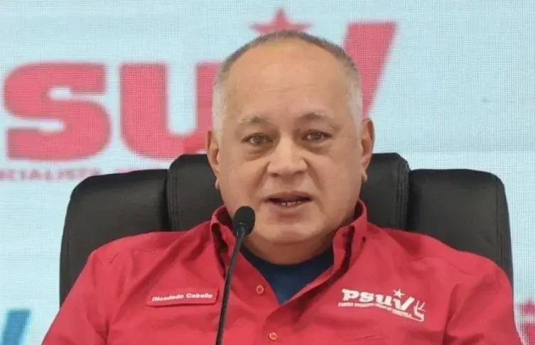 El ministro del Interior de Venezuela, Diosdado Cabello, en una imagen de archivo. PSUV