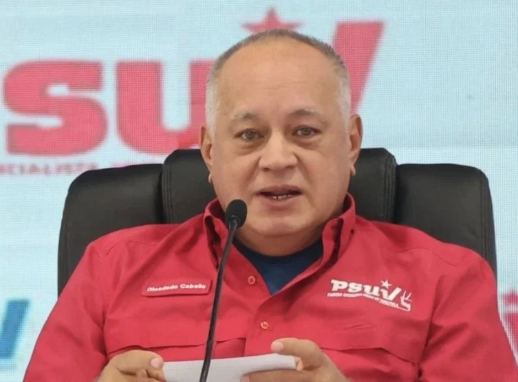 El ministro del Interior de Venezuela, Diosdado Cabello, en una imagen de archivo. PSUV