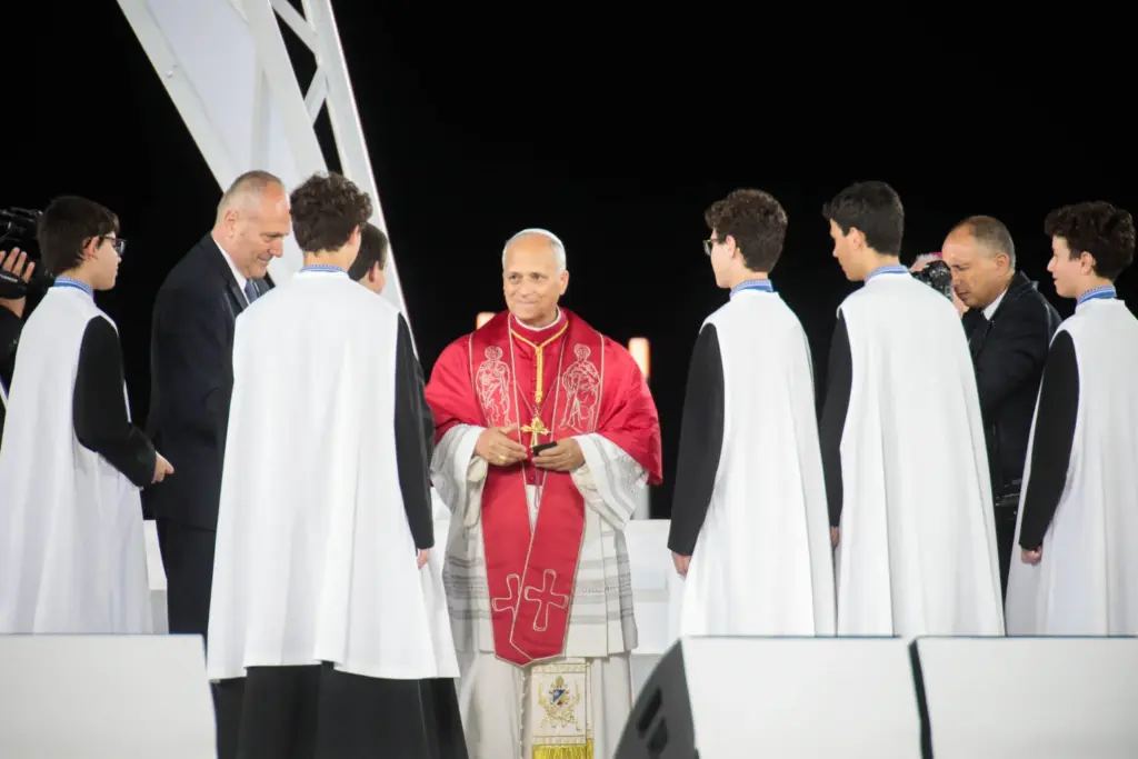 Visita papa León XIV. Vigilia Estadio Olímpico Barcelona. 9 junio 2026